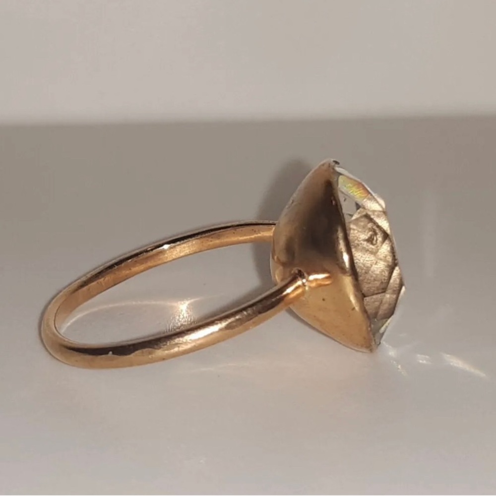 ANTIQUE GEORGIAN PASTE RING - Picture 10 of 14